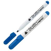 Pennarello Memo - a secco - per lavagne cancellabili - punta conica - 2,5 mm - blu - conf. 12 pezzi - Tratto - 854001 - 8000825854019 - DMwebShop
