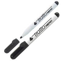 Pennarello Memo - a secco - per lavagne cancellabili - punta conica - 2,5 mm - nero - conf. 12 pezzi - Tratto - 854003 - 8000825854033 - DMwebShop