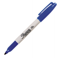 Marcatore permanente RT - punta fine - 1 mm - blu - conf. 12 pezzi - Sharpie - S0810950 - 3501177418331 - DMwebShop