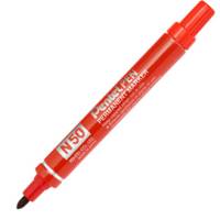 Marcatore permanente N50 - punta tonda - rosso - Pentel - N50-B - 3474370750037 - DMwebShop