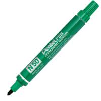 Marcatore permanente N50 - punta tonda - verde - Pentel - N50-D - 3474370750044 - DMwebShop