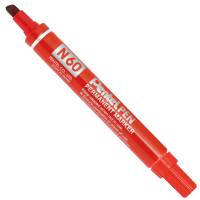 Marcatore permanente N60 - punta scalpello - rosso - Pentel - N60-B - 3474370160034 - DMwebShop
