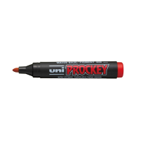 Marcatore Uni Prockey M122 - punta conica - 1,2 - 1,8 mm - rosso - Uni Mitsubishi - M 122 R - 4902778917138 - DMwebShop