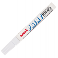 Marcatore Uni Paint PX20 - punta 2,8 mm - bianco - Uni Mitsubishi - M PX20 BI - 4902778545898 - DMwebShop