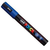Marcatore a base d'acqua Uni Posca PC5M - punta tonda media - 1,8 - 2,5 mm - blu - Uni Mitsubishi - M PC5M B - 4902778916124 - DMwebShop