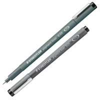 Pennarello Pigment Liner 308 - nero - 0,05 mm - conf. 10 pezzi - Staedtler - 308 005-9 - 4007817308196 - DMwebShop