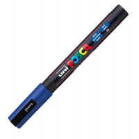 Marcatore a base d'acqua Uni Posca PC3M - punta fine - 0,9 - 1,3 mm - blu - Uni Mitsubishi - M PC3M B - 8007404080418 - DMwebShop
