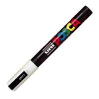 Marcatore a base d'acqua Uni Posca PC3M - punta fine - 0,9 - 1,3 mm - bianco - Uni Mitsubishi - M PC3M BI - 8007404080432 - DMwebShop