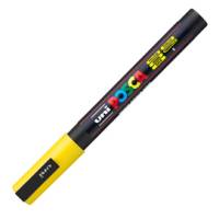 Marcatore a base d'acqua Uni Posca PC3M - punta fine - 0,9 - 1,3 mm - giallo - Uni Mitsubishi - M PC3M G - 8007404080357 - DMwebShop