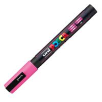 Marcatore a base d'acqua Uni Posca PC3M - punta fine - 0,9 - 1,3 mm - rosa - Uni Mitsubishi - M PC3M RA - 4902778915837 - DMwebShop