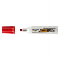 Pennarello Whiteboard Marker Velleda 1781 - punta a scalpello da 3,2 a 5,5 mm - rosso - conf. 12 pezzi - Bic - 9402961 - 3086121781032 - DMwebShop