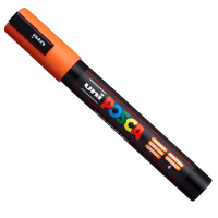 Marcatore a base d'acqua Uni Posca PC5M - punta tonda media - 1,8 - 2,5 mm - arancione - Uni Mitsubishi - M PC5M AC - 4902778916193 - DMwebShop
