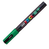 Marcatore a base d'acqua Uni Posca PC3M - punta fine - 0,9 - 1,3 mm - verde - Uni Mitsubishi - M PC3M V - 8007404080395 - DMwebShop