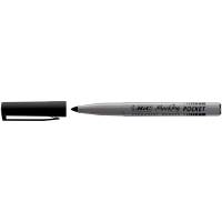 Marcatori permanente Marking a base d'alcool - punta pocket tonda 1,1 mm - nero - conf. 12 pezzi - Bic - 8209022 - 3086121445095 - DMwebShop