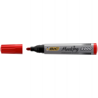 Marcatori permanente Marking a base d'alcool - punta tonda - 1,7 mm - rosso - conf. 12 pezzi - Bic - 820913 - 3086122000033 - DMwebShop