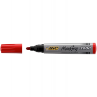 Marcatori permanente Marking a base d'alcool - punta tonda - 1,7 mm - rosso - conf. 12 pezzi - Bic - 8209133 - 3086122000033 - DMwebShop