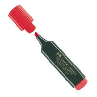 Evidenziatore Textliner 48 - punta di 3 differenti larghezze: 5 - 3 - 1 mm - rosso - Faber Castell - 154821 - 4005401548218 - DMwebShop
