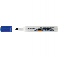 Pennarello Whiteboard Marker Velleda 1791 - punta a scalpello da 3,3 mm a 4,6 mm - blu - conf. 12 pezzi - Bic - 9431941 - 3086121791062 - DMwebShop