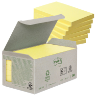 Blocco Z Notes Green - giallo - 76 x 127 mm - 100 fogli - riciclabile - conf. 6 pezzi - Post-it - 7100172257 - 4054596723160 - DMwebShop