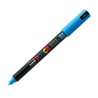 Marcatore a base d'acqua Uni Posca Pen PC1M - punta extra fine - 0,7 mm - azzurro - Uni Mitsubishi - M PC1MR AZ - 4902778089828 - DMwebShop