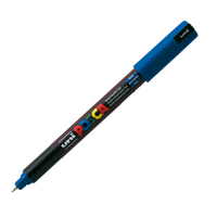 Marcatore a base d'acqua Uni Posca Pen PC1M - punta extra fine - 0,7 mm - blu - Uni Mitsubishi - M PC1MR B - 4902778089873 - DMwebShop