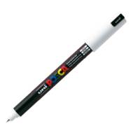 Marcatore a base d'acqua Uni Posca Pen PC1M - punta extra fine - 0,7 mm - bianco - Uni Mitsubishi - M PC1MR BI - 4902778089781 - DMwebShop