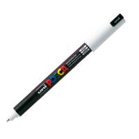 Marcatore a base d'acqua Uni Posca Pen PC1M - punta extra fine - 0,7 mm - bianco - Uni Mitsubishi - M PC1MR BI - 4902778089781 - DMwebShop