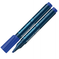 Marcatore permanente Maxx 133 - punta a scalpello - tratto - 1 - 4 mm - blu - conf. 10 pezzi - Schneider - P113303 - 4004675006554 - DMwebShop