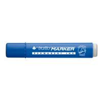 Marcatore permanente Marker - punta a scalpello - 6,5 mm - blu - conf. 12 pezzi - Tratto - 840101 - 8000825004001 - DMwebShop