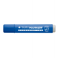 Marcatore permanente Marker - punta a scalpello - 6,5 mm - blu - conf. 12 pezzi - Tratto - 840101 - 8000825004001 - DMwebShop
