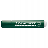 Marcatore permanente Marker - punta a scalpello - 6,5 mm - verde - conf. 12 pezzi - Tratto - 840104 - 8000825004063 - DMwebShop