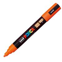 Marcatore a base d acqua Uni Posca PC5M punta tonda media 1,8,2 - 5 mm arancione Uni Mitsubishi - 1951