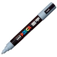 Marcatore a base d acqua Uni Posca PC5M punta tonda media 1,8,2 - 5 mm grigio Uni Mitsubishi - 6263