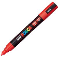 Marcatore a base d acqua Uni Posca PC5M punta tonda media 1,8,2 - 5 mm rosso Uni Mitsubishi - 6265