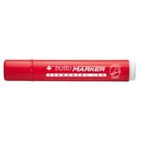 Marcatore permanente Marker punta a scalpello 6,5 mm rosso - 5015
