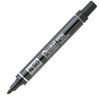 Marcatore permanente Nero Pentel N50 Punta Tonda Inchiostro Resistente N50 A - 2872