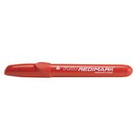 Marcatore permanente Redimark punta tonda 3,5 mm rosso - 5011