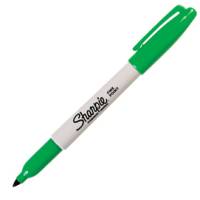 Marcatore permanente punta fine 1 mm verde - 5019