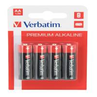 Scatola 4 Pile alkaline stilo AA - Verbatim - 49921 - 23942499213 - DMwebShop