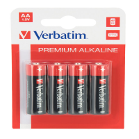 Scatola 4 Pile alkaline stilo AA - Verbatim - 49921 - 023942499213 - DMwebShop