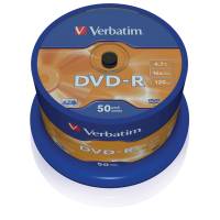 Scatola 50 DVD-R - argento lucido - 4,7 Gb - Verbatim - 43548 - 23942435488 - DMwebShop