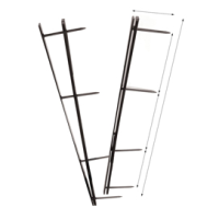 Pettini Velobind - 4 denti - 45 mm - nero - conf. 25 pezzi - GBC - A9741635 - 080509416359 - DMwebShop