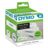 Rotolo 220 etichette LW 990170 - 50 x 12 mm - cartelle sospese - bianco - Dymo - S0722460 - 5411313990172 - DMwebShop