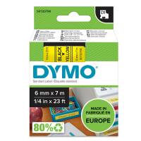 Nastro D1 436180 - 6 mm x 7 mt - nero-giallo - Dymo - S0720790 - 5411313436182 - DMwebShop