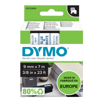 Nastro D1 409140 - 9 mm x 7 mt - blu-bianco - Dymo - S0720690 - 5411313409148 - DMwebShop