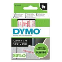 Nastro D1 450150 - 12 mm x 7 mt - rosso-bianco - Dymo - S0720550 - 5411313450157 - DMwebShop
