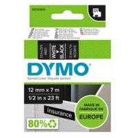 Nastro D1 450210 - 12 mm x 7 mt - bianco-nero - Dymo - S0720610 - 5411313450218 - DMwebShop