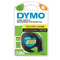 Nastro Letratag 912020 - in plastica - 12 mm x 4mt - giallo - Dymo - S0721620 - 71701913326 - DMwebShop