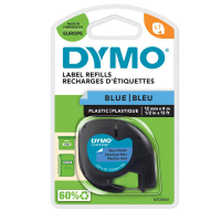 Nastro Letratag 912050 - in plastica - 12 mm x 4 mt - blu - Dymo - S0721650 - 5411313912051 - DMwebShop