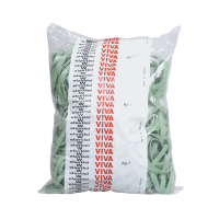 Elastico fettuccia - Ø 12 cm x 5 mm - verde - sacco da 1 kg - Viva - F5X120Z - 8014035000586 - DMwebShop